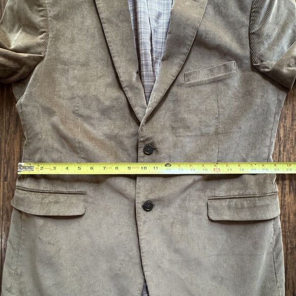 Saddlebred Corduroy Blazer Brown 2 Button Jacket Sport Coat Mens Size 44R - Picture 10 of 14